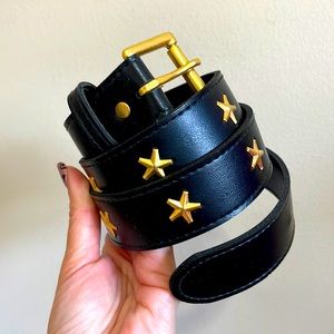 ✅FREE✅ gold star studded belt waist hips 27 - 31 inches